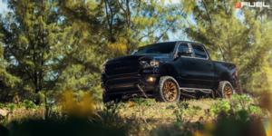  Dodge Ram 1500 with Fuel 1-Piece Wheels Flame 6 - D805
